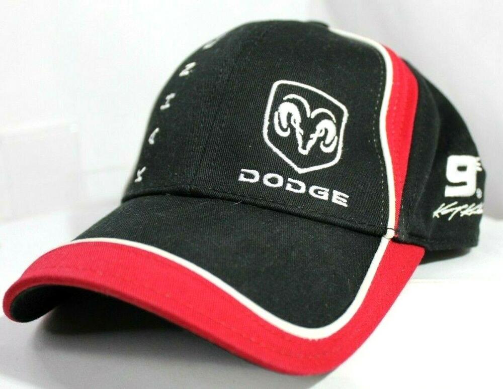 Kasey Kahne Hat Cap Strap Back Mens One Size Black Red NASCAR Dodge Chase Racing